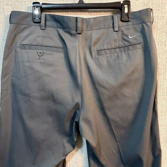 Nike Mens Golf Pants 34X32 Gray Pattern Tour Performance Dri Fit Active Stretch - Picture 2 of 6